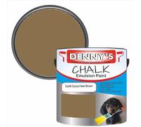 SCOOBYS PAINTS BACK IN THE MIX Chalk Emulsion Matt Paint, Water-Based, No Primer Required, For Walls and Furniture Beige, Brown Bronze, (Earth Cocoa Fawn Brown, 250Ml Tin)
