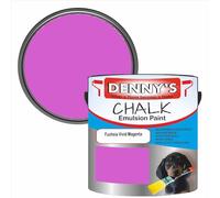 SCOOBYS PAINTS BACK IN THE MIX Chalk Emulsion Matt Paint, Water-Based, No Primer Required, For Walls and Furniture Magenta, (Fuchsia Vivid Magenta, 250Ml Tin)