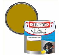 SCOOBYS PAINTS BACK IN THE MIX Chalk Emulsion Matt Paint, Water-Based, No Primer Required, For Walls and Furniture Beige, Brown Bronze, (Cocoa Fawn Saddle Brown, 2.5L Tin)