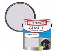 SCOOBYS PAINTS BACK IN THE MIX Chalk Emulsion Matt Paint, Water-Based, No Primer Required, For Walls and Furniture Beige, Mauve, Mustard, Olive, (Dusty Muted Calm Mauve, 1L Tin)