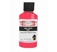 SCOOBYS PAINTS BACK IN THE MIX Chalk Emulsion Matt Paint, Water-Based, No Primer Required, For Walls and Furniture Red, (Charm Berry Mulberry Red, 30ml Colour Tester)