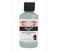 SCOOBYS PAINTS BACK IN THE MIX Chalk Emulsion Matt Paint, Water-Based, No Primer Required, For Walls and Furniture Pastel Green, (Wreath Eucalyptus Dew Green, 30ml Colour Tester)