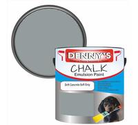 SCOOBYS PAINTS BACK IN THE MIX Chalk Emulsion Matt Paint, Water-Based, No Primer Required, For Walls and Furniture Grey, (Drift Concrete Soft Grey, 250Ml Tin)