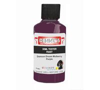 SCOOBYS PAINTS BACK IN THE MIX Chalk Emulsion Matt Paint, Water-Based, No Primer Required, For Walls and Furniture Purple, Violet, (Damson Dream Mulberry Purple, 30ml Colour Tester)