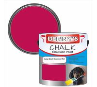 SCOOBYS PAINTS BACK IN THE MIX Chalk Emulsion Matt Paint, Water-Based, No Primer Required, For Walls and Furniture Red, (Cedar Blush Rosewood Red, 2.5L Tin)