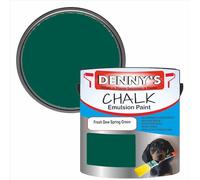 SCOOBYS PAINTS BACK IN THE MIX Chalk Emulsion Matt Paint, Water-Based, No Primer Required, For Walls and Furniture Green, (Fresh Dew Spring Green, 250Ml Tin)