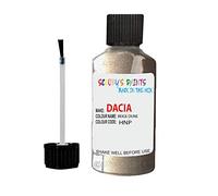 SCOOBYS PAINTS BACK IN THE MIX Compatible with Dacia Car Touch Up Paint Colours (Beige Dune (Beige/Gold) Compatible with Dacia Hnp)