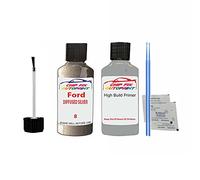 SCOOBYS PAINTS BACK IN THE MIX Compatible With Ford Diffused Silver Touch Up Paint Scratch Stone Chip Primer Undercoat Repair Kit