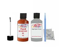 SCOOBYS PAINTS BACK IN THE MIX Compatible With Ford Red Candy Touch Up Paint Scratch Stone Chip Primer Undercoat Repair Kit