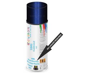 SCOOBYS PAINTS BACK IN THE MIX Direct Gloss Aerosol Spray Paint For Subaru Plasma Blue Code: F9T No Lacquer Required