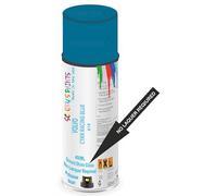 SCOOBYS PAINTS BACK IN THE MIX Direct Gloss Aerosol Spray Paint For Volvo Cyan Racing Blue Code: 619 No Lacquer Required