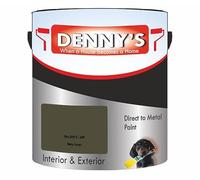 SCOOBYS PAINTS BACK IN THE MIX Direct to Rust Metal Paint, Quick-Drying, Durable Anti-Rust Coating, Interior & Exterior, Perfect for Metal Surfaces, Fences, Gates, Railings, No Primer (Nato Green)