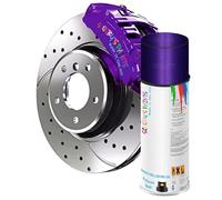 SCOOBYS PAINTS BACK IN THE MIX High Heat Resistant Gloss Brake Caliper Paint Wheel Engine Restore Metal (Purple Fizz Metallic, 250ml)
