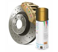 SCOOBYS PAINTS BACK IN THE MIX High Heat Resistant Gloss Brake Caliper Paint Wheel Engine Restore Metal (Lambo Bronze Metallic, 250ml)