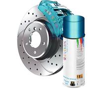 SCOOBYS PAINTS BACK IN THE MIX High Heat Resistant Gloss Brake Caliper Paint Wheel Engine Restore Metal (Beaming Blue Metallic, 250ml)