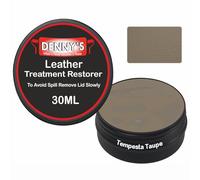 SCOOBYS PAINTS BACK IN THE MIX Leather Colour Restorer Recolouring Balm Repair Treatment for Faded & Worn Absorbent Leather Furniture, Sofas, Chairs (5 Tempesta Taupe, 30ML Tin)