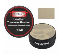SCOOBYS PAINTS BACK IN THE MIX Leather Colour Restorer Recolouring Balm Repair Treatment for Faded & Worn Absorbent Leather Furniture, Sofas, Chairs (1 Tempesta Wheat, 30ML Tin)