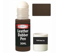SCOOBYS PAINTS BACK IN THE MIX Leather Dabber Pen, 30ml, Leather Recolouring Paint Dye Balm Sofas, Repair Faded & Scratched Upholstery Car Seats, Shoes and Clothing, Brown (Truffle Classic Trim)