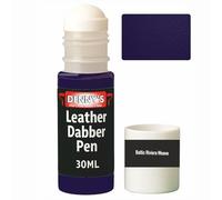SCOOBYS PAINTS BACK IN THE MIX Leather Dabber Pen, 30ml, Leather Recolouring Paint Dye Balm Sofas, Repair Faded & Scratched Upholstery Car Seats, Shoes and Clothing, Blue (Ocean Classic Finish)