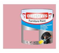 SCOOBYS PAINTS BACK IN THE MIX Metallic Water-Based Furniture Paint Satin Finish, No Primer Required, Interior/Exterior Non Toxic Eco Friendly 250ML Plastic, Metal & Wood Fast Drying (Pink)