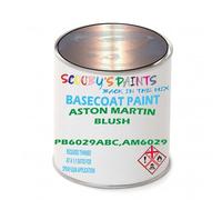 SCOOBYS PAINTS BACK IN THE MIX Paint Compatible With ASTON MARTIN Blush PB6029ABC,AM6029 NEAT Basecoat - Unthinned Automotive Colour (2.5 Litres)