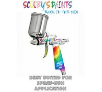 SCOOBYS PAINTS BACK IN THE MIX Paint Compatible With Aston Martin Silver Ice 1527 Basecoat Rfu Ready For Use - Spray Gun Automotive Colour (500Ml)