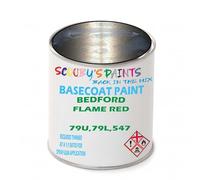 SCOOBYS PAINTS BACK IN THE MIX Paint Compatible With BEDFORD Flame Red 79U,79L,547 NEAT Basecoat - Unthinned Automotive Colour (2.5 Litres)