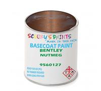 SCOOBYS PAINTS BACK IN THE MIX Paint Compatible With Bentley Nutmeg 9560127 Basecoat Rfu Ready For Use - spray Automotive Colour (500Ml)