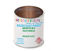 SCOOBYS PAINTS BACK IN THE MIX Paint Compatible With BENTLEY Nutmeg 9560127 NEAT Basecoat - Unthinned Automotive Colour (1 Litre)