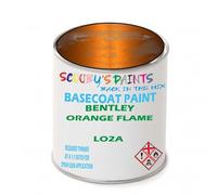 SCOOBYS PAINTS BACK IN THE MIX Paint Compatible With BENTLEY Orange Flame LO2A NEAT Basecoat - Unthinned Automotive Colour (250Ml)