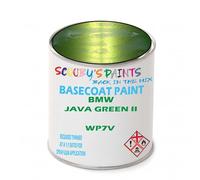 SCOOBYS PAINTS BACK IN THE MIX Paint Compatible With BMW Java Green Ii WP7V NEAT Basecoat - Unthinned Automotive Colour (500Ml)