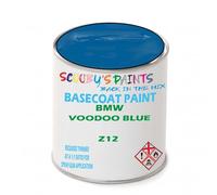 SCOOBYS PAINTS BACK IN THE MIX Paint Compatible With BMW Voodoo Blue Z12 NEAT Basecoat - Unthinned Automotive Colour (2.5 Litres)