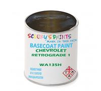 SCOOBYS PAINTS BACK IN THE MIX Paint Compatible With CHEVROLET Retrograde 1 WA135H NEAT Basecoat - Unthinned Automotive Colour (2.5 Litres)