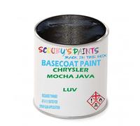 SCOOBYS PAINTS BACK IN THE MIX Paint Compatible With CHRYSLER Mocha Java LUV NEAT Basecoat - Unthinned Automotive Colour (250Ml)