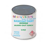 SCOOBYS PAINTS BACK IN THE MIX Paint Compatible With DODGE Burn Out Grey VAE NEAT Basecoat - Unthinned Automotive Colour (2.5 Litres)