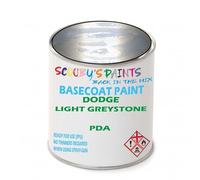 SCOOBYS PAINTS BACK IN THE MIX Paint Compatible With Dodge Light Greystone Pda Basecoat Rfu Ready For Use - spray Automotive Colour (500Ml)