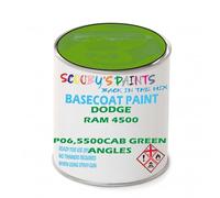 SCOOBYS PAINTS BACK IN THE MIX Paint Compatible With Dodge Ram 4500 P06,5500Cab Green Angles Basecoat Rfu Ready For Use - spray Automotive Colour (2.5 Litres)