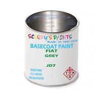 SCOOBYS PAINTS BACK IN THE MIX Paint Compatible With FIAT Grey JD7 NEAT Basecoat - Unthinned Automotive Colour (250Ml)