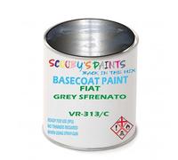 SCOOBYS PAINTS BACK IN THE MIX Paint Compatible With Fiat Grey Sfrenato Vr-313/C Basecoat Rfu Ready For Use - spray Automotive Colour (1 Litre)