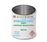 SCOOBYS PAINTS BACK IN THE MIX Paint Compatible With FIAT Grigio Maestro 581B NEAT Basecoat - Unthinned Automotive Colour (1 Litre)