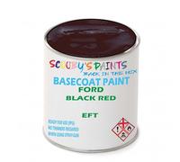 SCOOBYS PAINTS BACK IN THE MIX Paint Compatible With Ford Black Red Eft Basecoat Rfu Ready For Use - spray Automotive Colour (250Ml)
