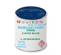 SCOOBYS PAINTS BACK IN THE MIX Paint Compatible With FORD Capri Blue L,2CNAWWA NEAT Basecoat - Unthinned Automotive Colour (500Ml)