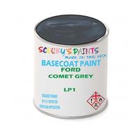 SCOOBYS PAINTS BACK IN THE MIX Paint Compatible With FORD Comet Grey LP1 NEAT Basecoat - Unthinned Automotive Colour (1 Litre)