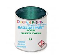 SCOOBYS PAINTS BACK IN THE MIX Paint Compatible With FORD Green Capri 41 NEAT Basecoat - Unthinned Automotive Colour (500Ml)