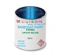 SCOOBYS PAINTS BACK IN THE MIX Paint Compatible With FORD Java Blue TP1 NEAT Basecoat - Unthinned Automotive Colour (500Ml)