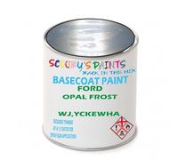 SCOOBYS PAINTS BACK IN THE MIX Paint Compatible With FORD Opal Frost WJ,YCKEWHA NEAT Basecoat - Unthinned Automotive Colour (500Ml)