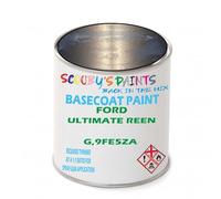 SCOOBYS PAINTS BACK IN THE MIX Paint Compatible With FORD Ultimate Reen G,9FE5ZA NEAT Basecoat - Unthinned Automotive Colour (250Ml)