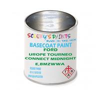 SCOOBYS PAINTS BACK IN THE MIX Paint Compatible With FORD Urope Tourneo Connect Midnight Sky E,BMZWWA NEAT Basecoat - Unthinned Automotive Colour (250Ml)