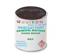 SCOOBYS PAINTS BACK IN THE MIX Paint Compatible With General Motors Corp Dark Briar 88A Basecoat Rfu Ready For Use - spray Automotive Colour (250Ml)