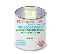 SCOOBYS PAINTS BACK IN THE MIX Paint Compatible With General Motors Corp Mary Kay Iii 983L Basecoat Rfu Ready For Use - spray Automotive Colour (500Ml)